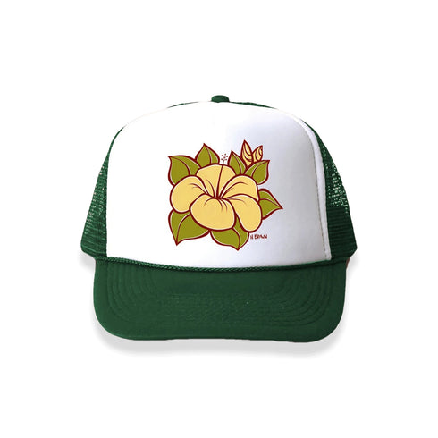 HIBISCUS TRUCKER HAT